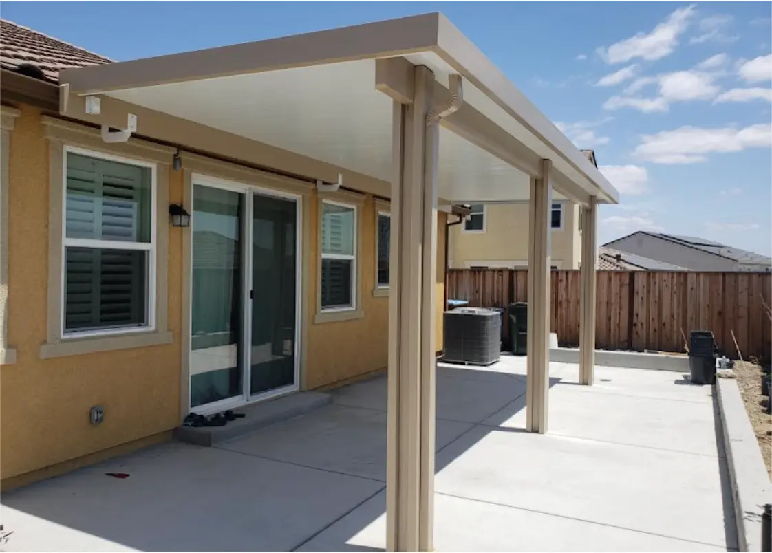 Attached Solid Patio Cover in Antioch, CA