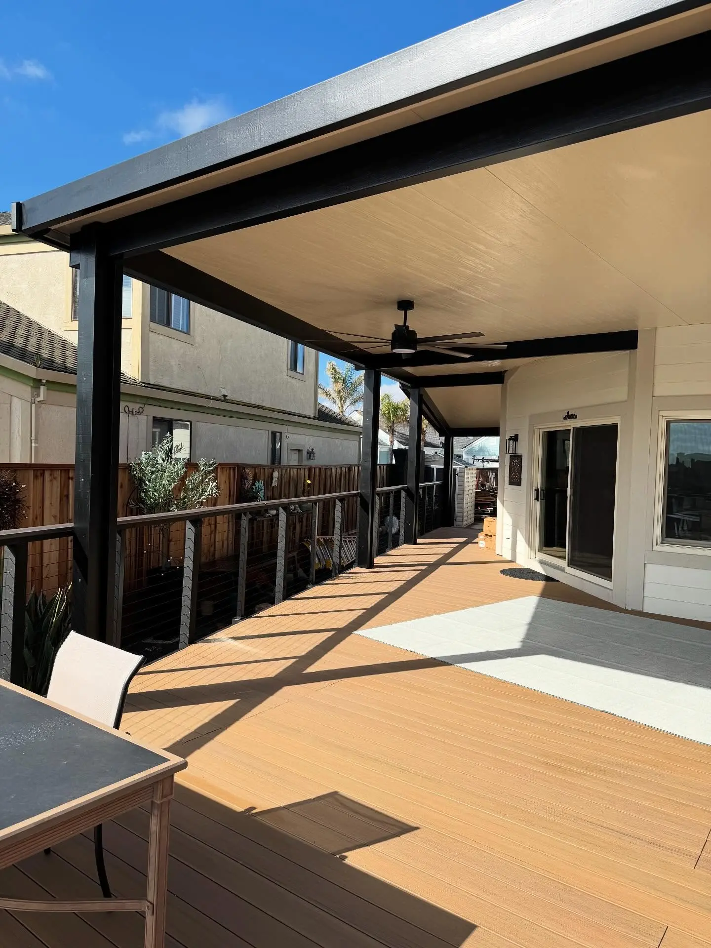 Covered Deck Balcony in Discovery Bay, CA