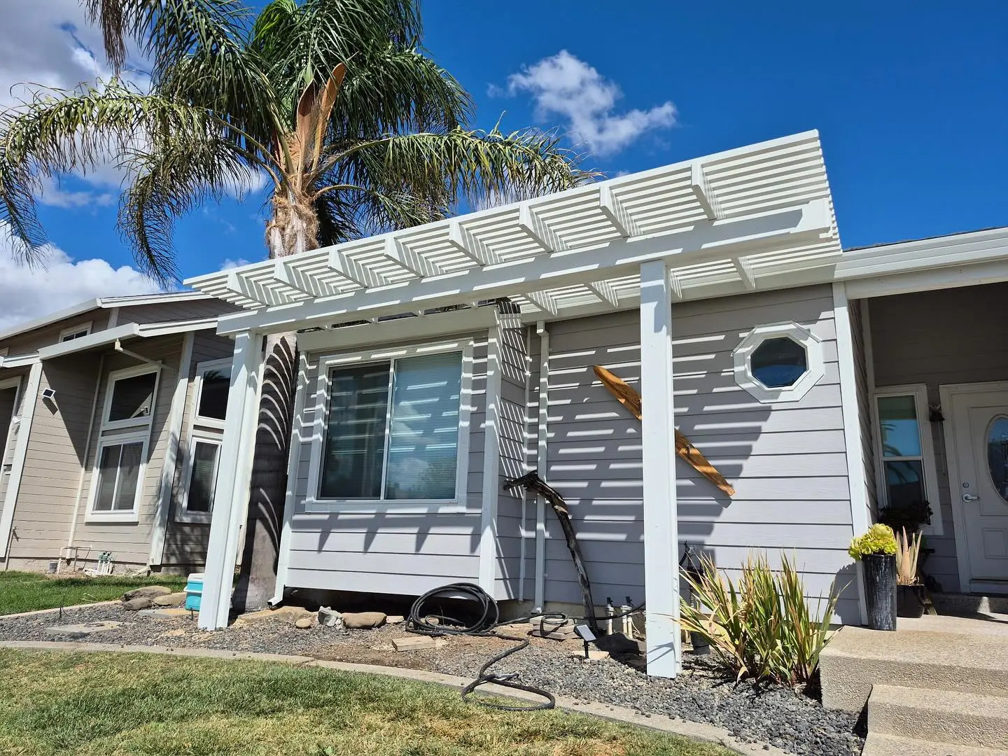 Front Entry Lattice Cover in Discovery Bay, CA