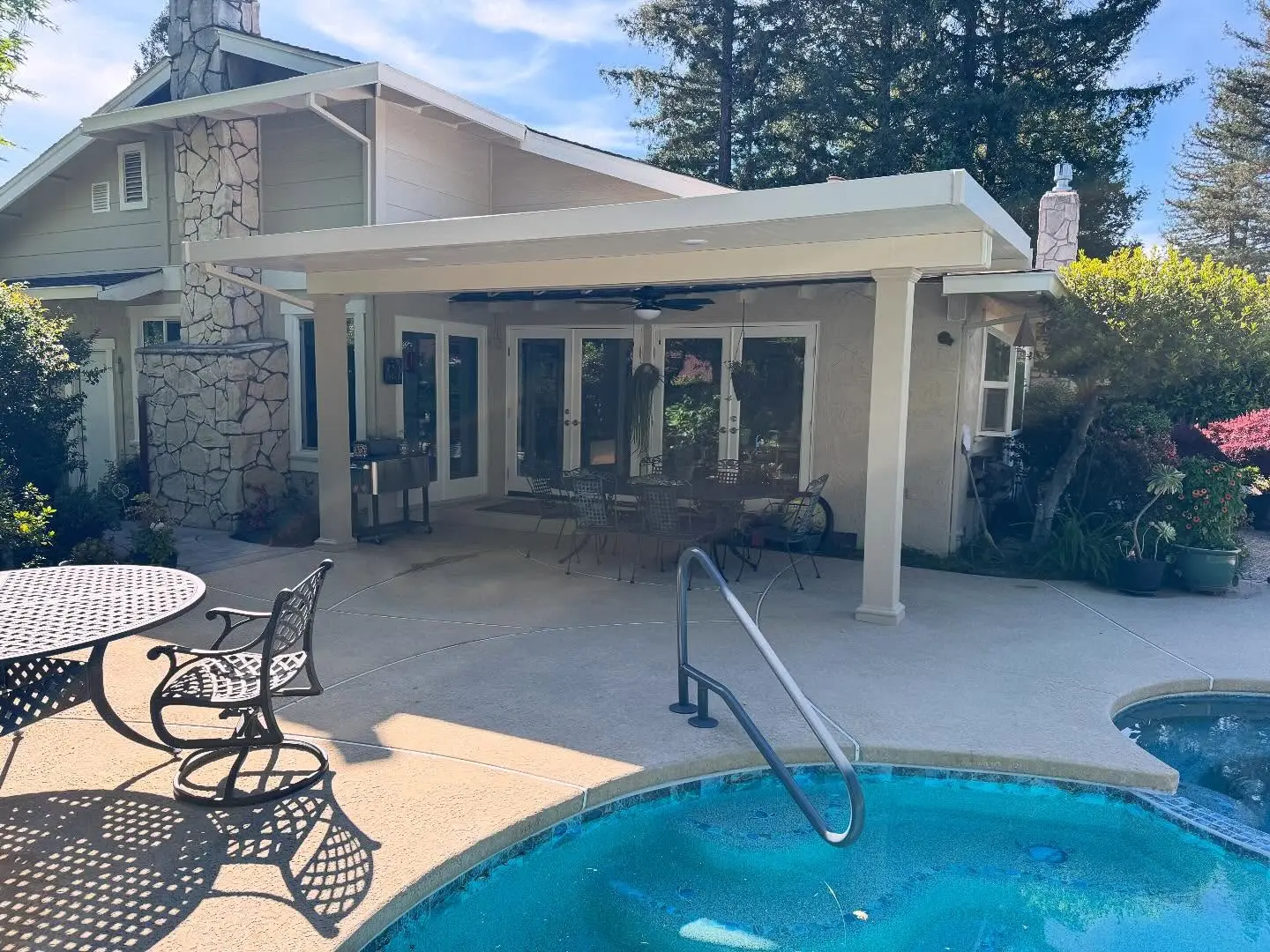 Poolside Patio Cover in Walnut Creek, CA