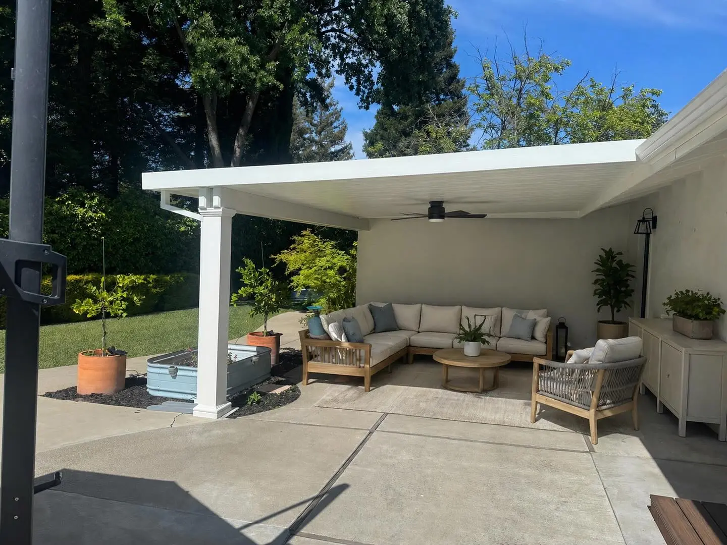 Modern Corner Cabana in Danville, CA